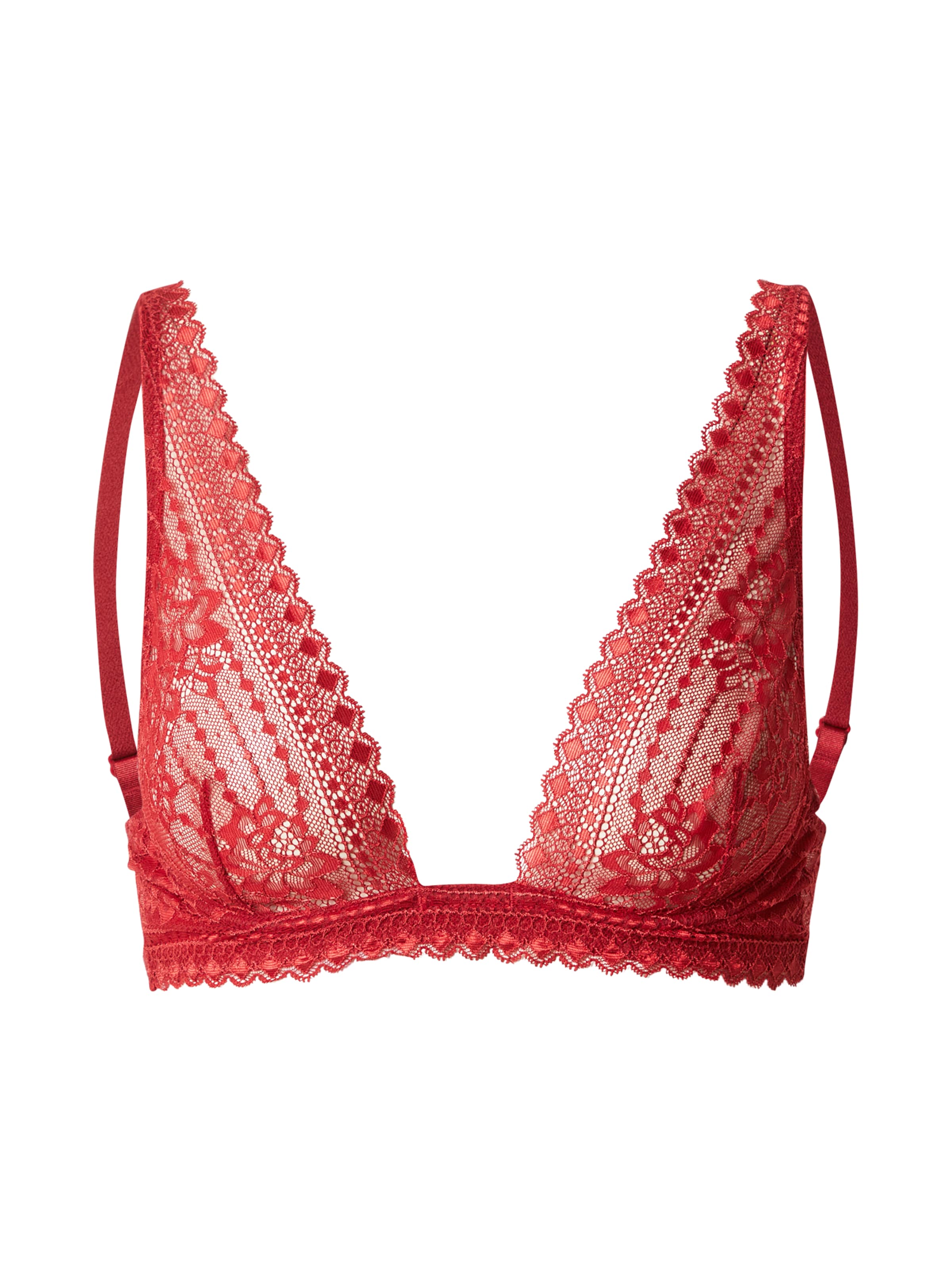 ETAM Kolmnurk Rinnahoidja 'PANAMA', värv punane: eest vaates