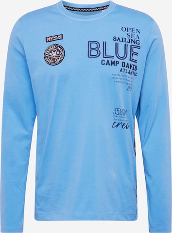 CAMP DAVID Póló - kék: elől