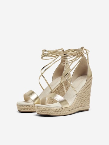 Sandales 'AMELIA' ONLY en or