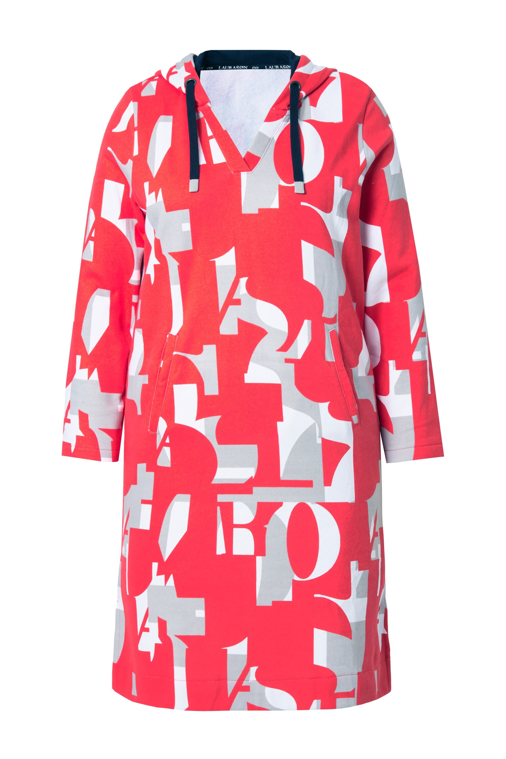 LAURASØN Jurk in Rood: voorkant