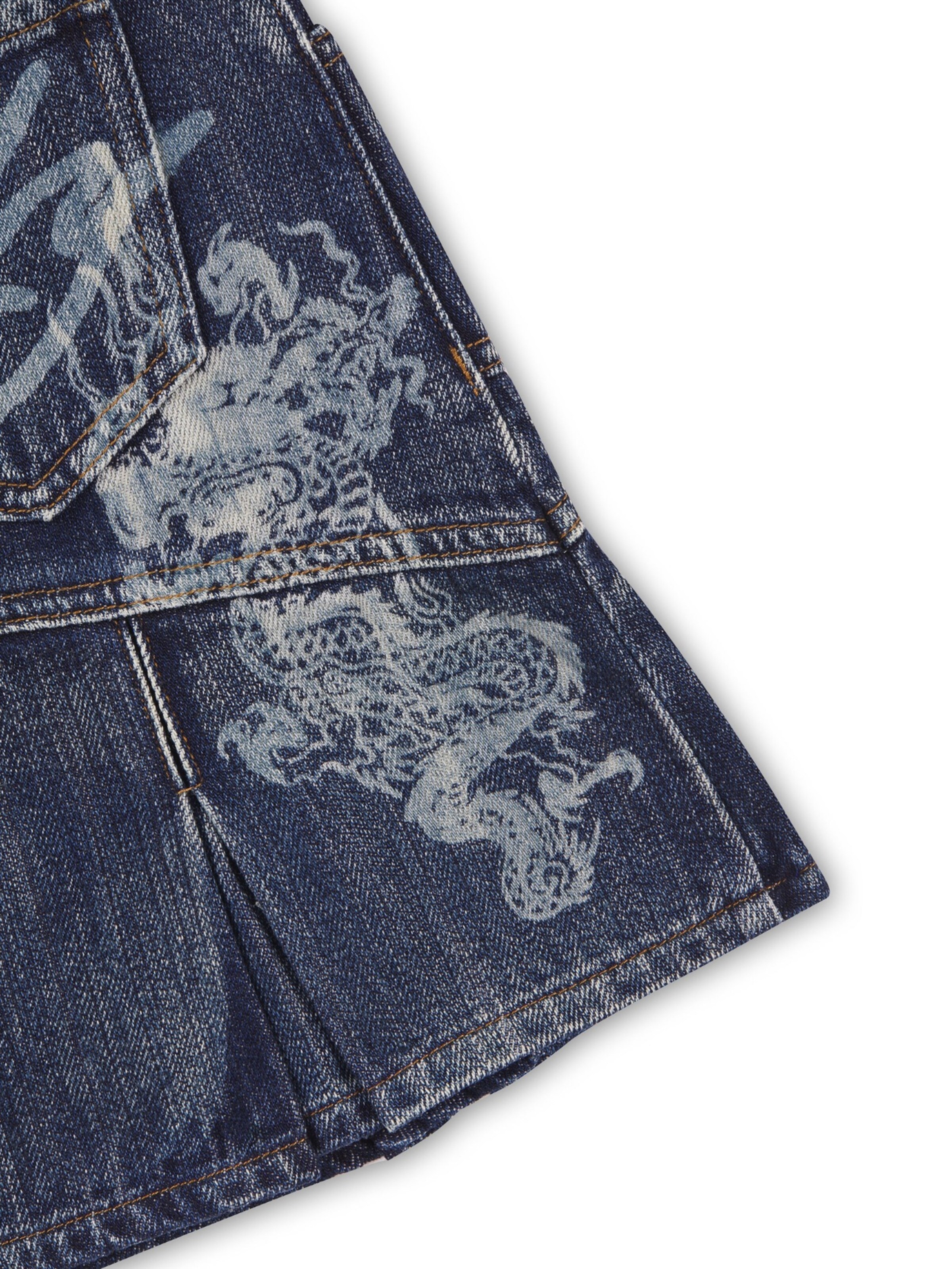 Ed Hardy Rock 'Flaming Dragon' in Blau