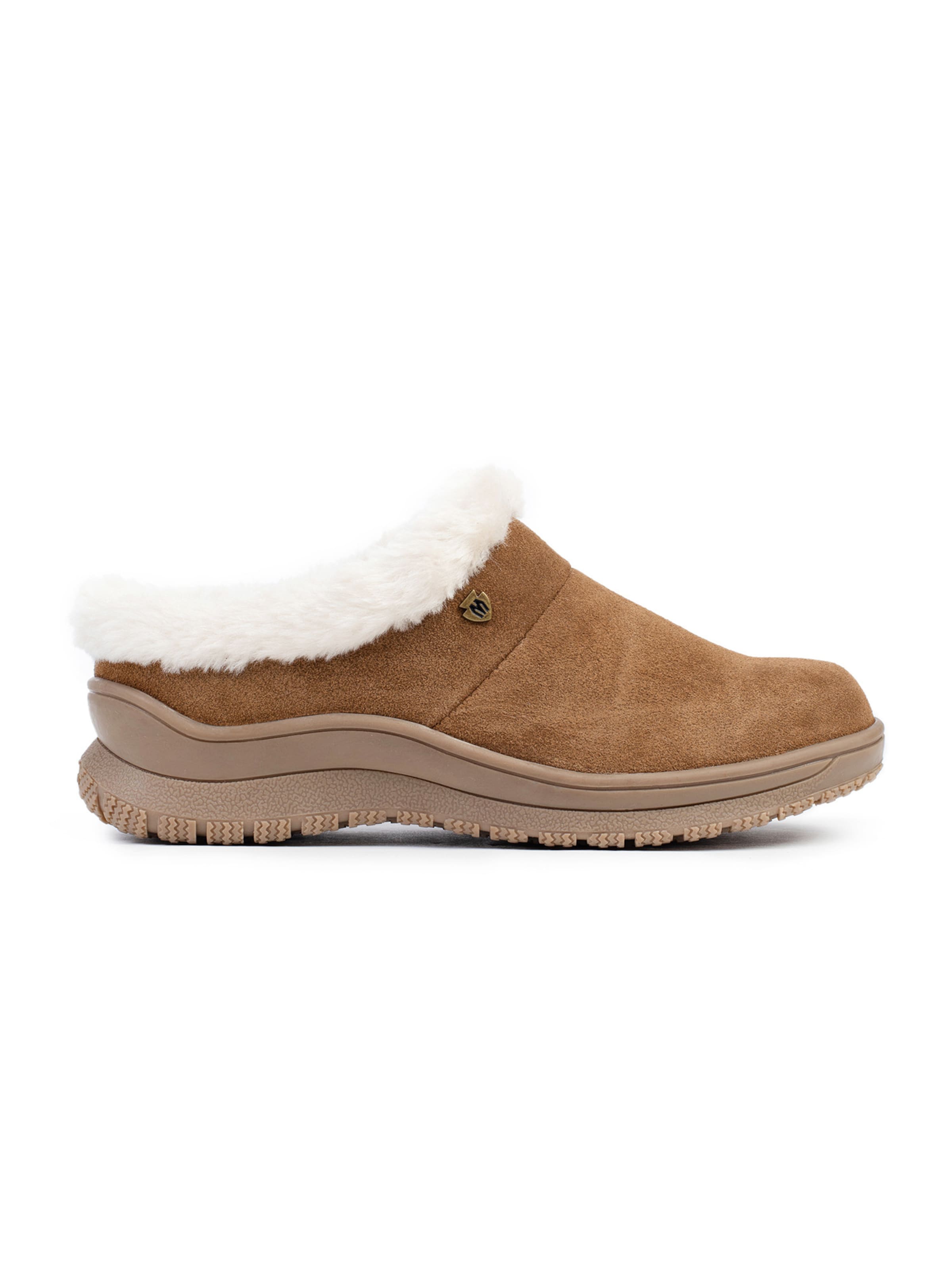 Minnetonka Slipper 'Emerson' i brun