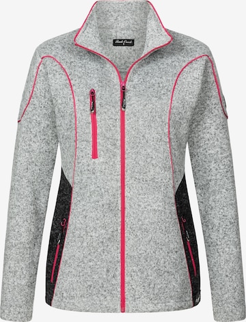 Rock Creek Fleecejacke in Grau: Vorderseite