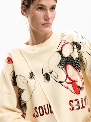 Desigual Tréning póló 'Mickey and Minnie Mouse™' - bézs