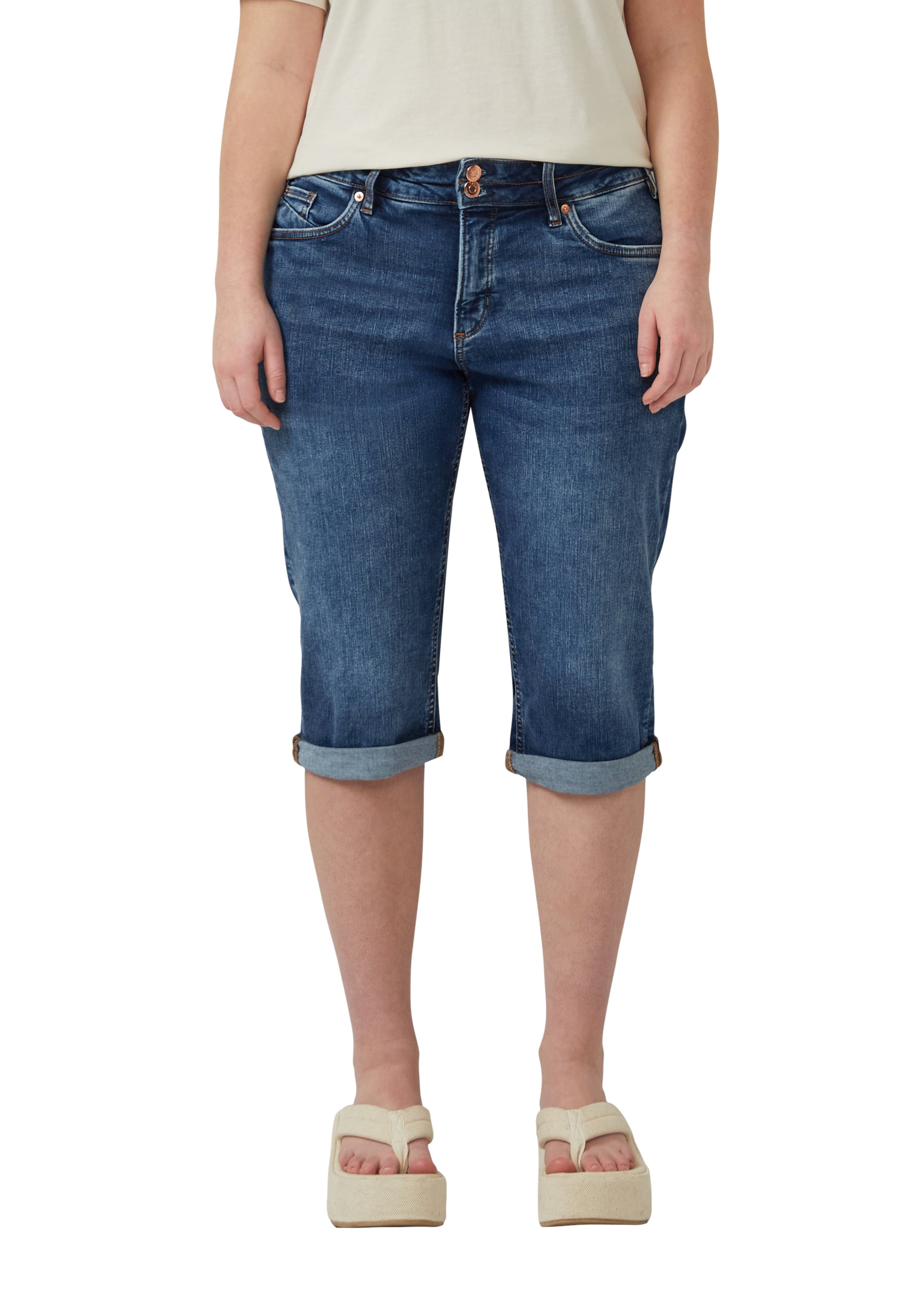 QS Slimfit Jeans in Blauw