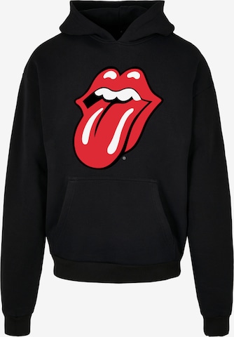 Sweat-shirt 'The Rolling Stones Classic Tongue' F4NT4STIC en noir : devant