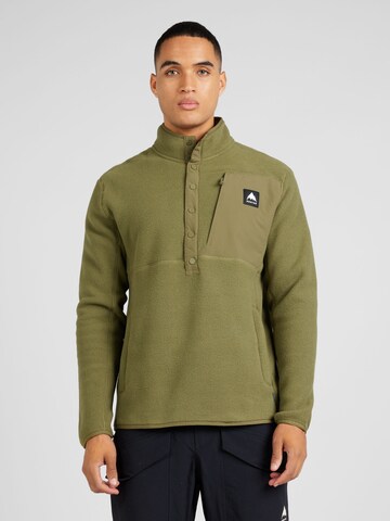 BURTON - Sweatshirt de desporto 'CINDER' em verde: frente