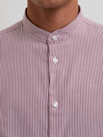 Bertoni Slim fit Button Up Shirt 'Hjalte' in Red