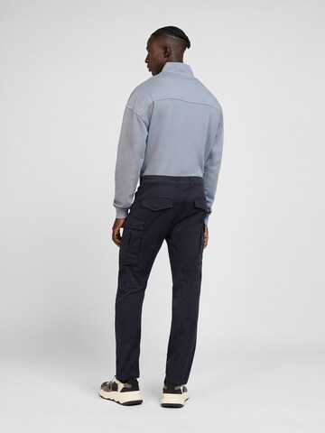 yazubi Slimfit Cargohose 'Jayden' in Blau