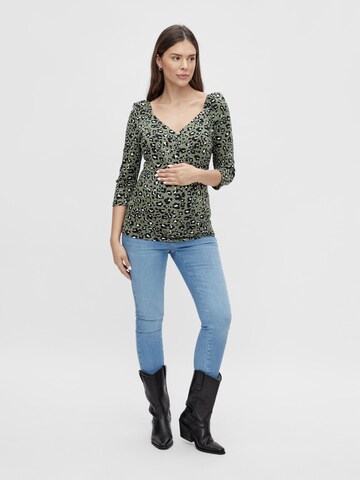 MAMALICIOUS Shirt 'DEMI' in Groen