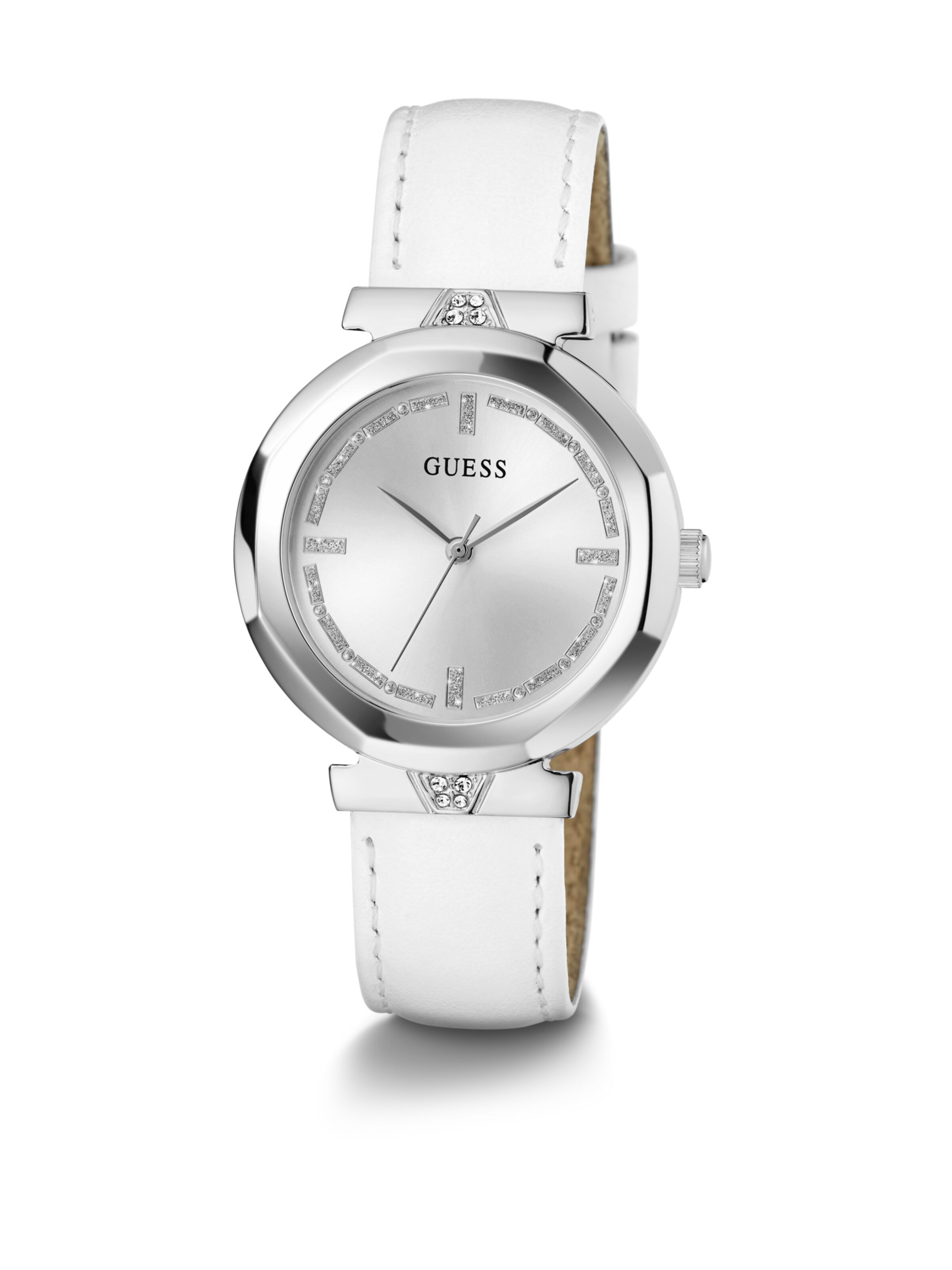 GUESS Analoog horloge 'GD Rumur' in Zilver