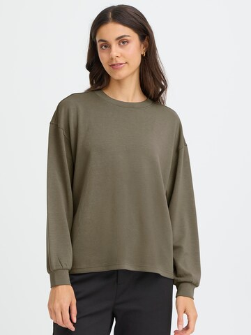 Fransa Sweatshirt 'FRCOREA' in Grün: Vorderseite