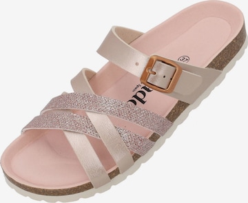 Palado Pantolette 'Novati' in Pink: Vorderseite