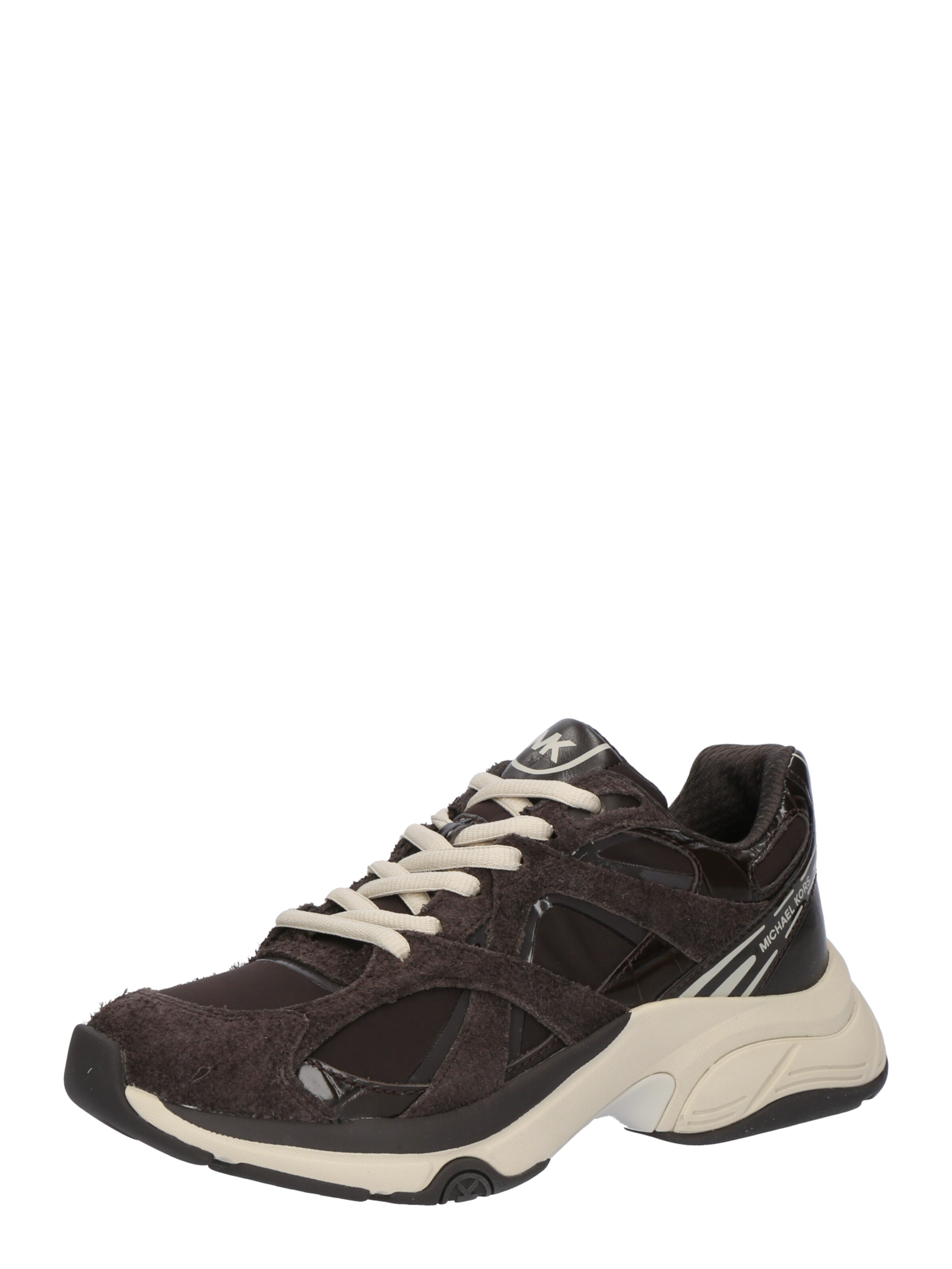 Sneaker low 'LEO' de la MICHAEL Michael Kors pe maro: față