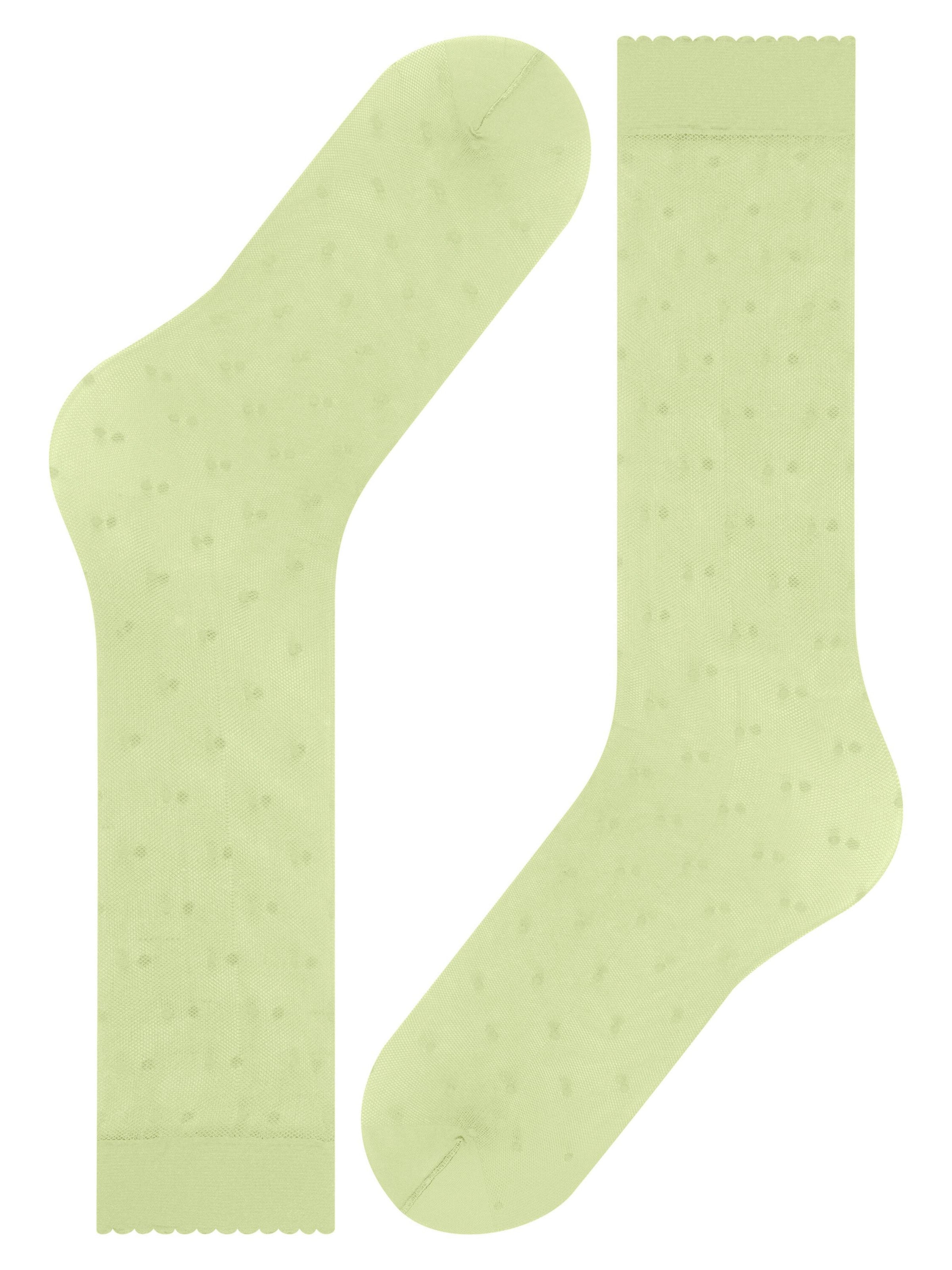 FALKE Over the Knee Socks 'Dot' in Yellow