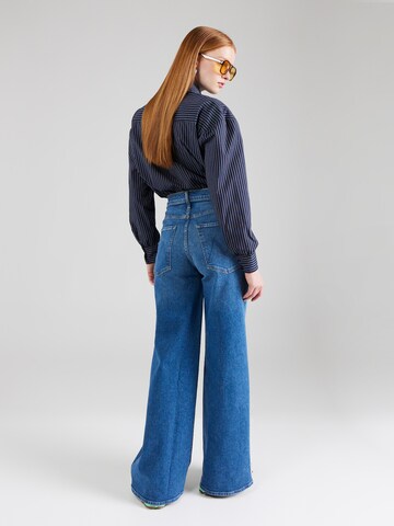MOTHER Wide leg Jeans in Blauw