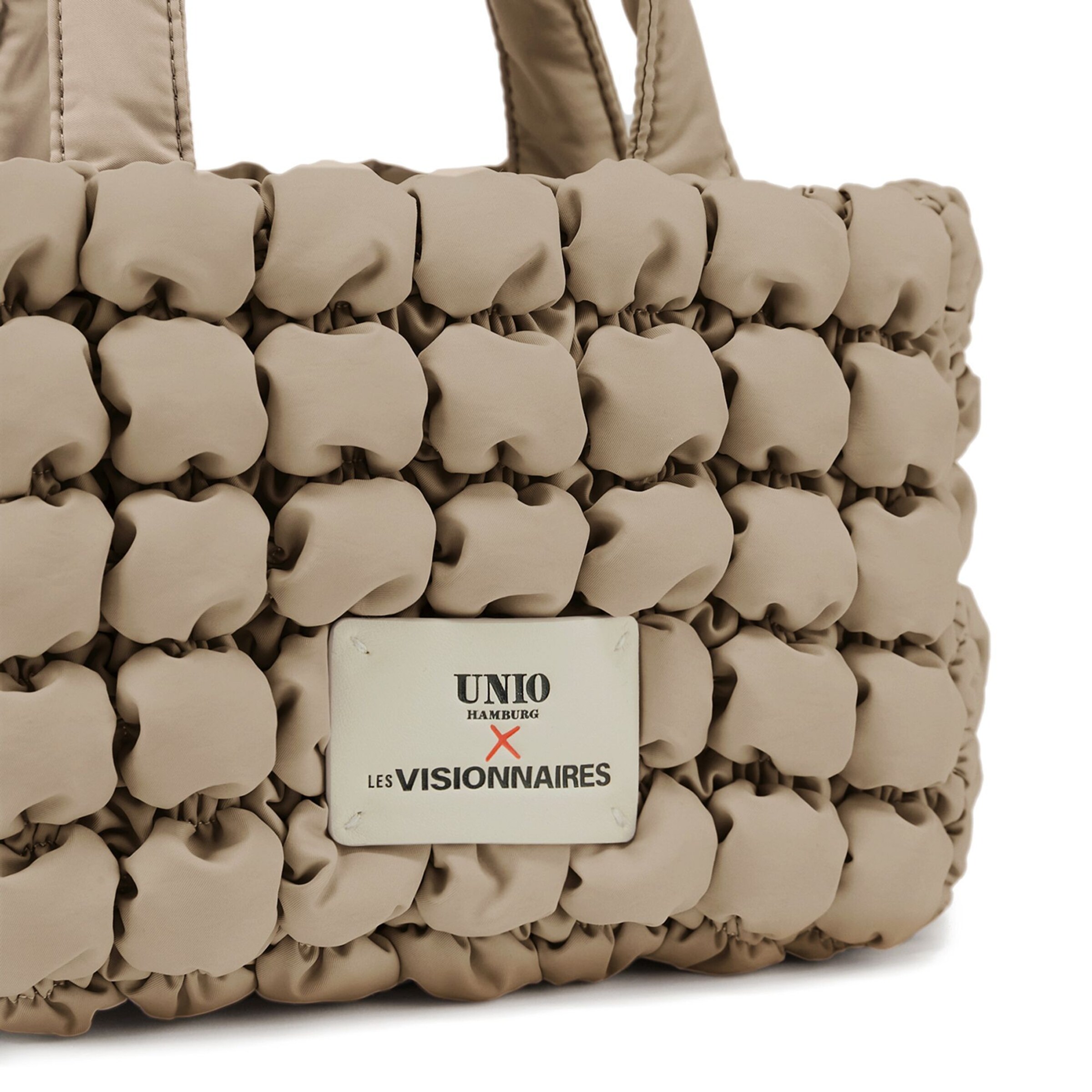 Les Visionnaires Handbag 'Unio Cortina Bubble' in Beige