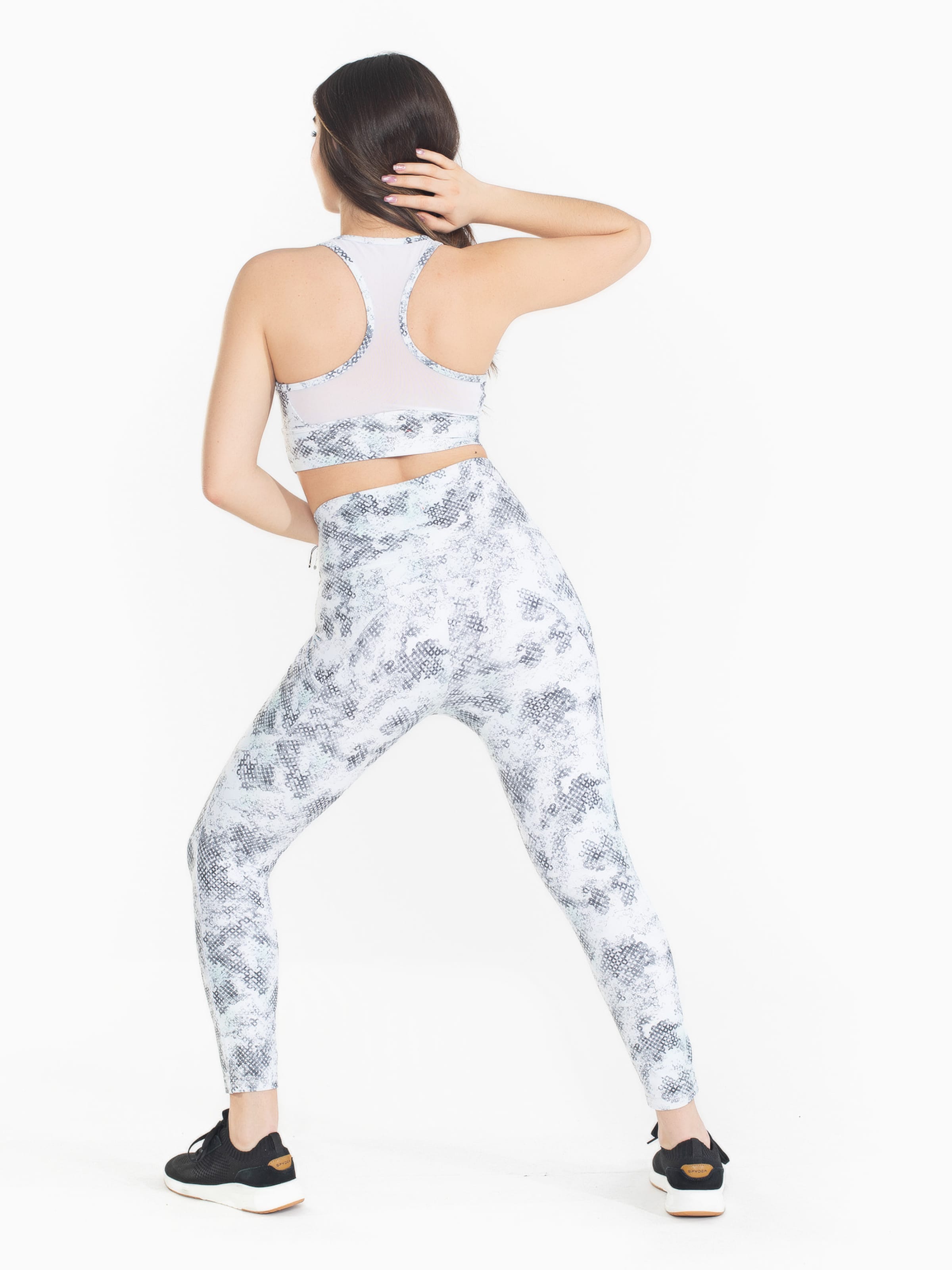 Bustieră Sutien sport 'Racerback' de la Spyder pe alb