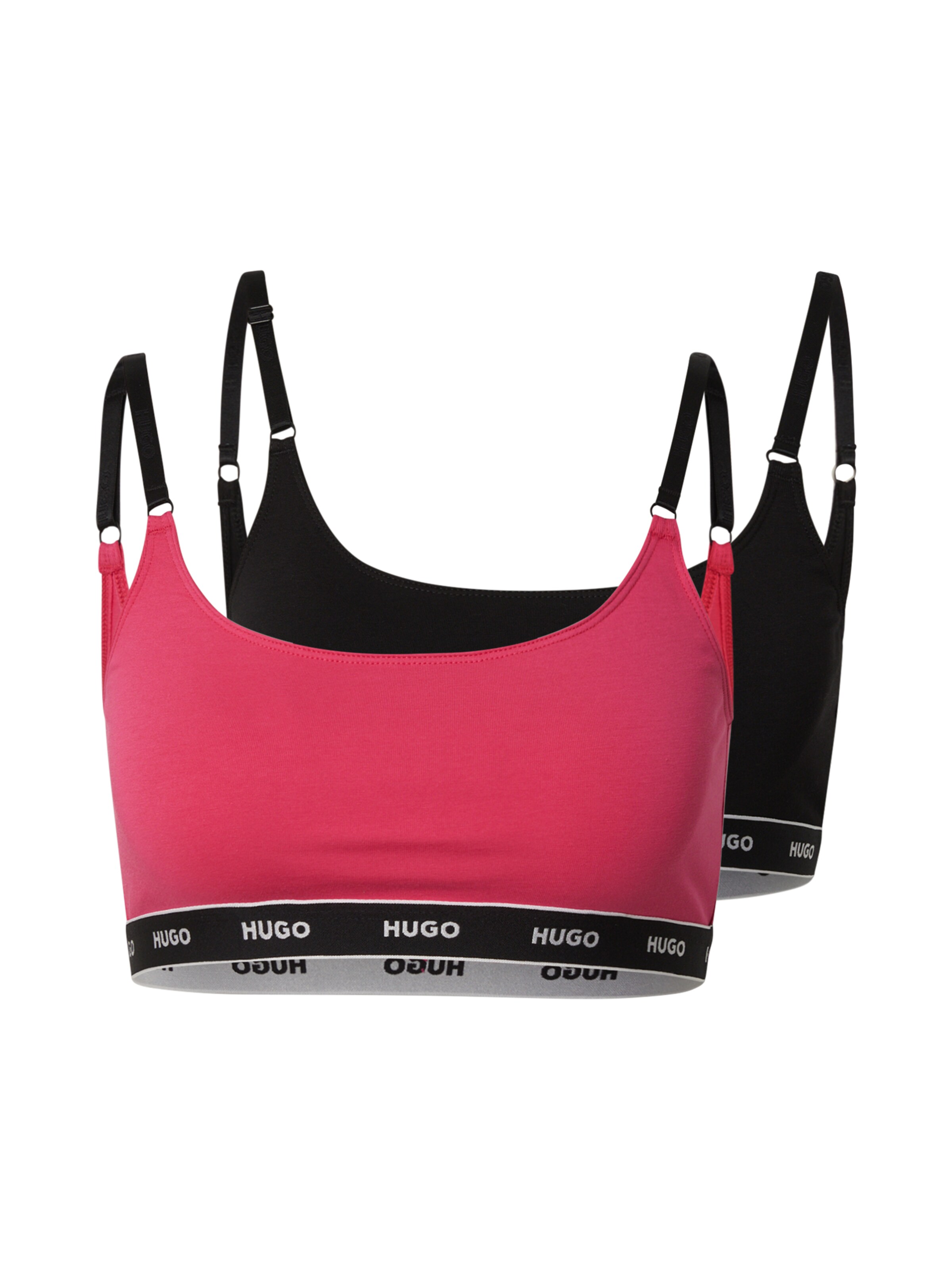 HUGO Bustier Melltartó - rózsaszín: elől