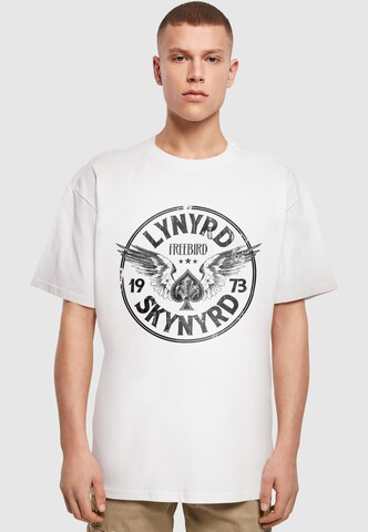Merchcode Shirt 'Lynyrd Skynyrd - Freebird' in Weiß: Vorderseite