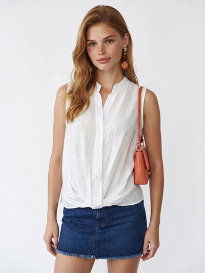 MixRay Bluse‌‌ in S in weiß, Produktansicht
