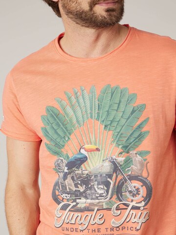 T-Shirt 'AVENTURA' Deeluxe en orange