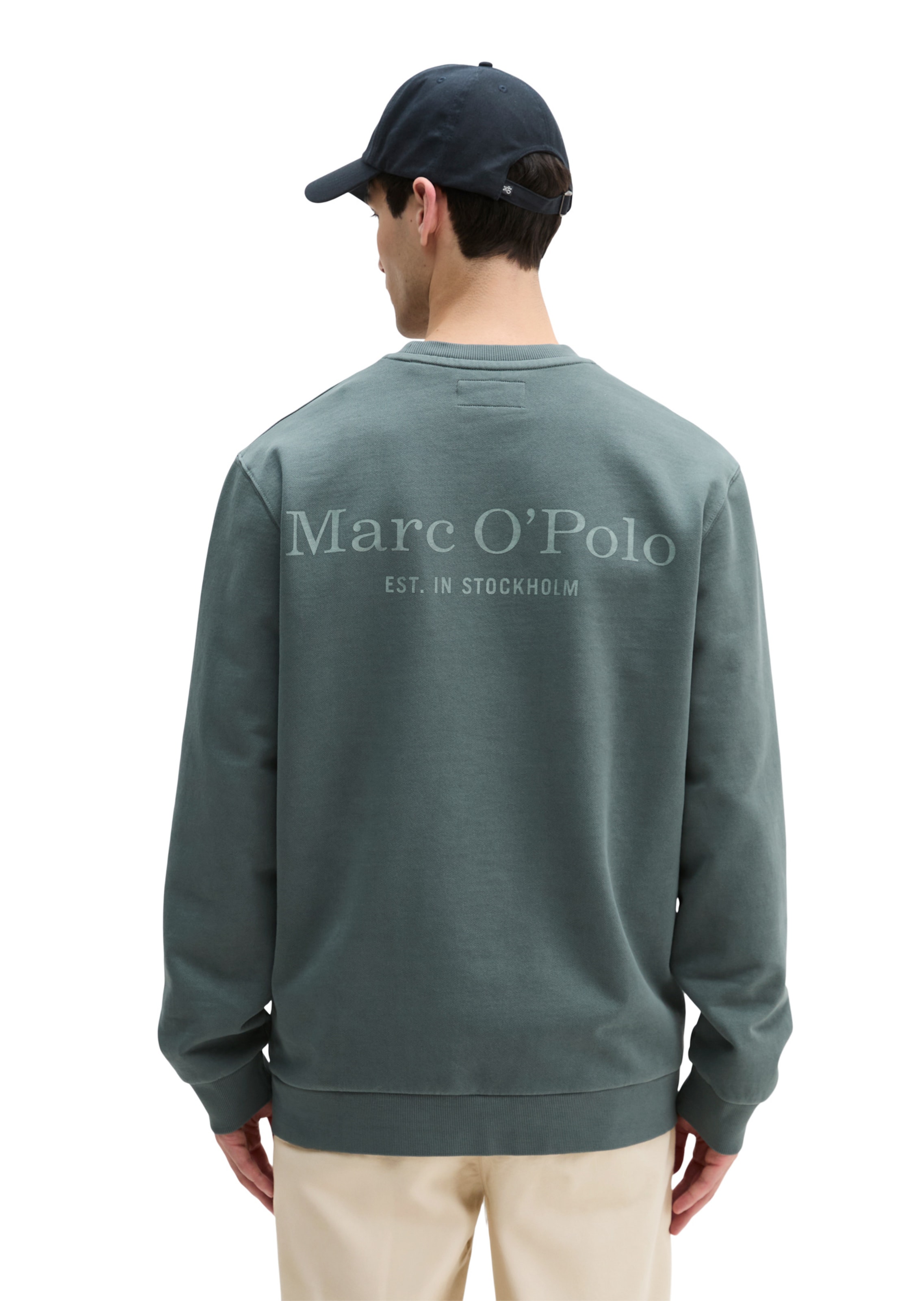 Marc O'Polo Sweatshirt in Grün