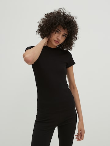 EDITED قميص 'Naara' بلون أسود: الأمام