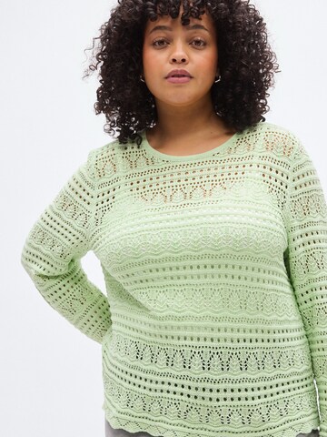 ONLY Carmakoma Svetr 'CARELKE' – zelená
