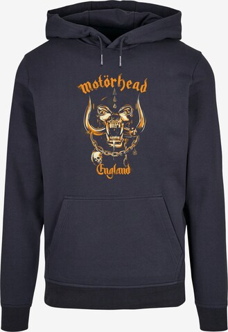 Merchcode Sweatshirt 'Motörhead - Mustard Pig' in Blauw: voorkant