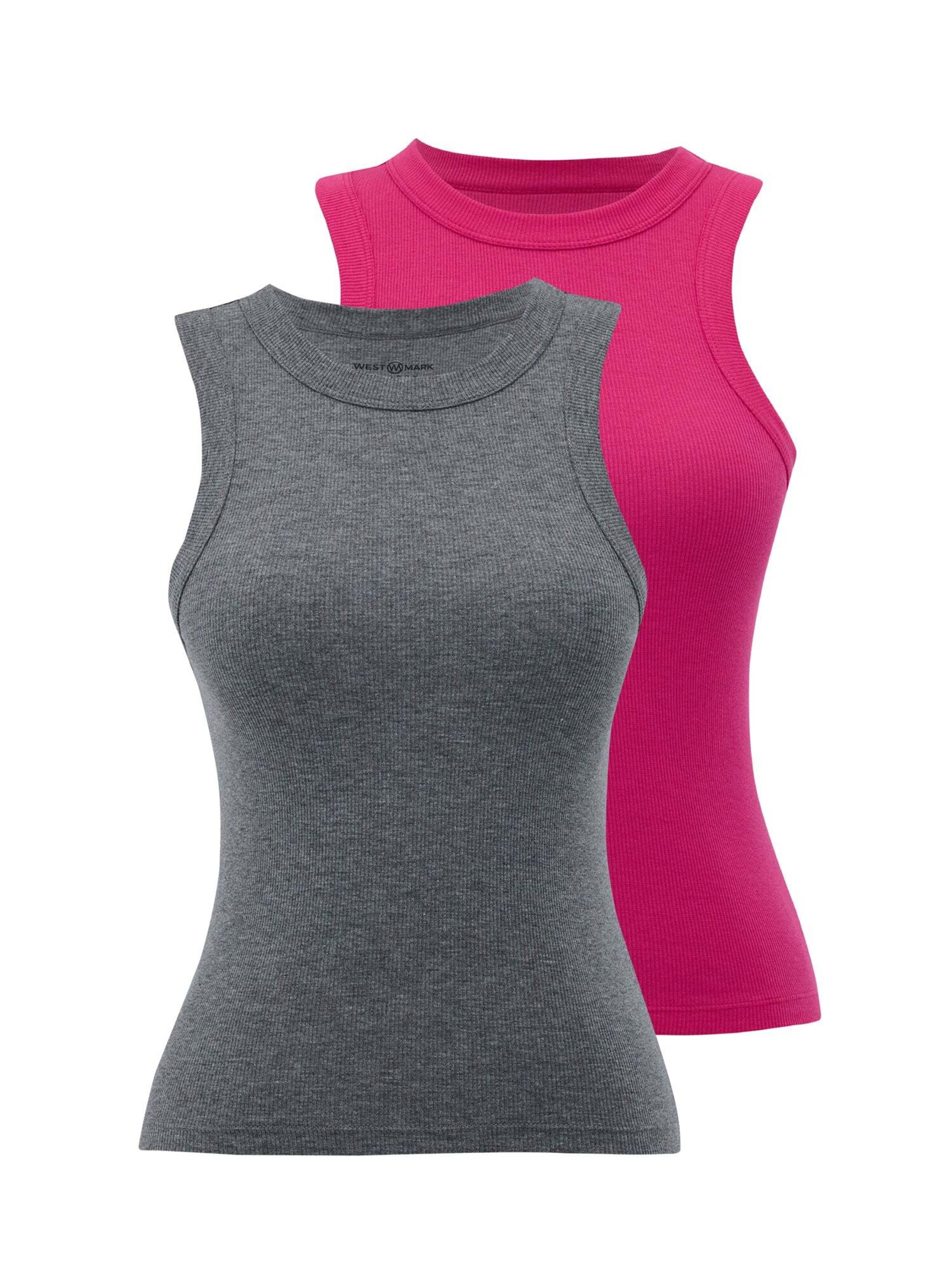 Top 'CLARA' di WESTMARK LONDON in grigio: frontale