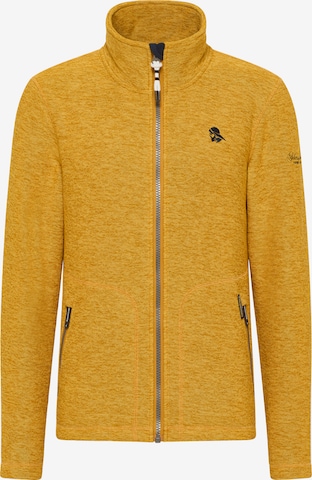 Schmuddelwedda Fleece jacket in Yellow: front