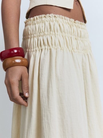 Jupe 'PERTH' MANGO en beige