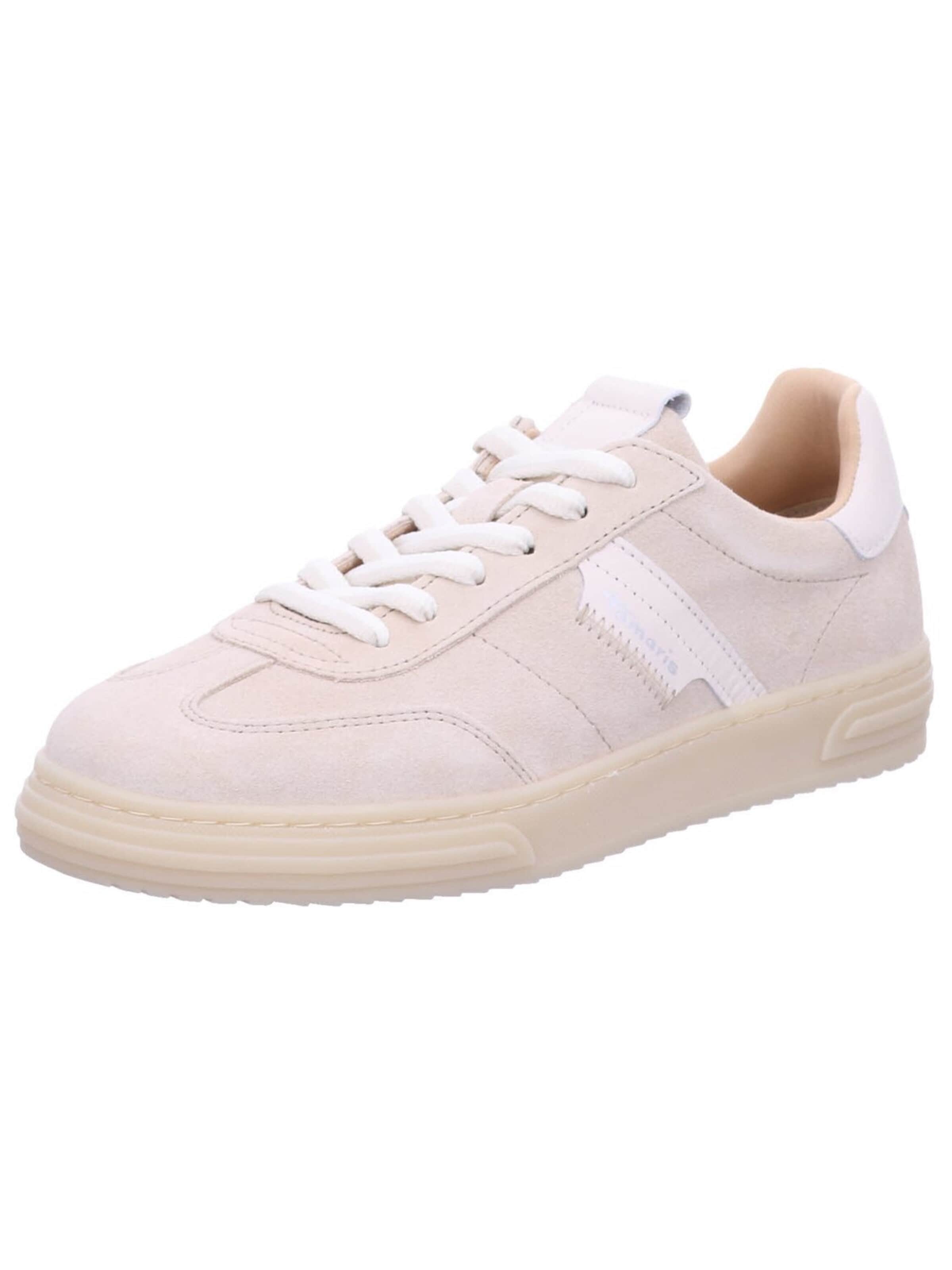 Tamaris - Zapatillas deportivas altas 'Sneaker Low Damen 1-23788-42 375 Echtleder in beige' en beige: frente