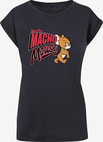T-shirt 'Tom and Jerry - Macho Mouse' ABSOLUTE CULT en bleu : devant