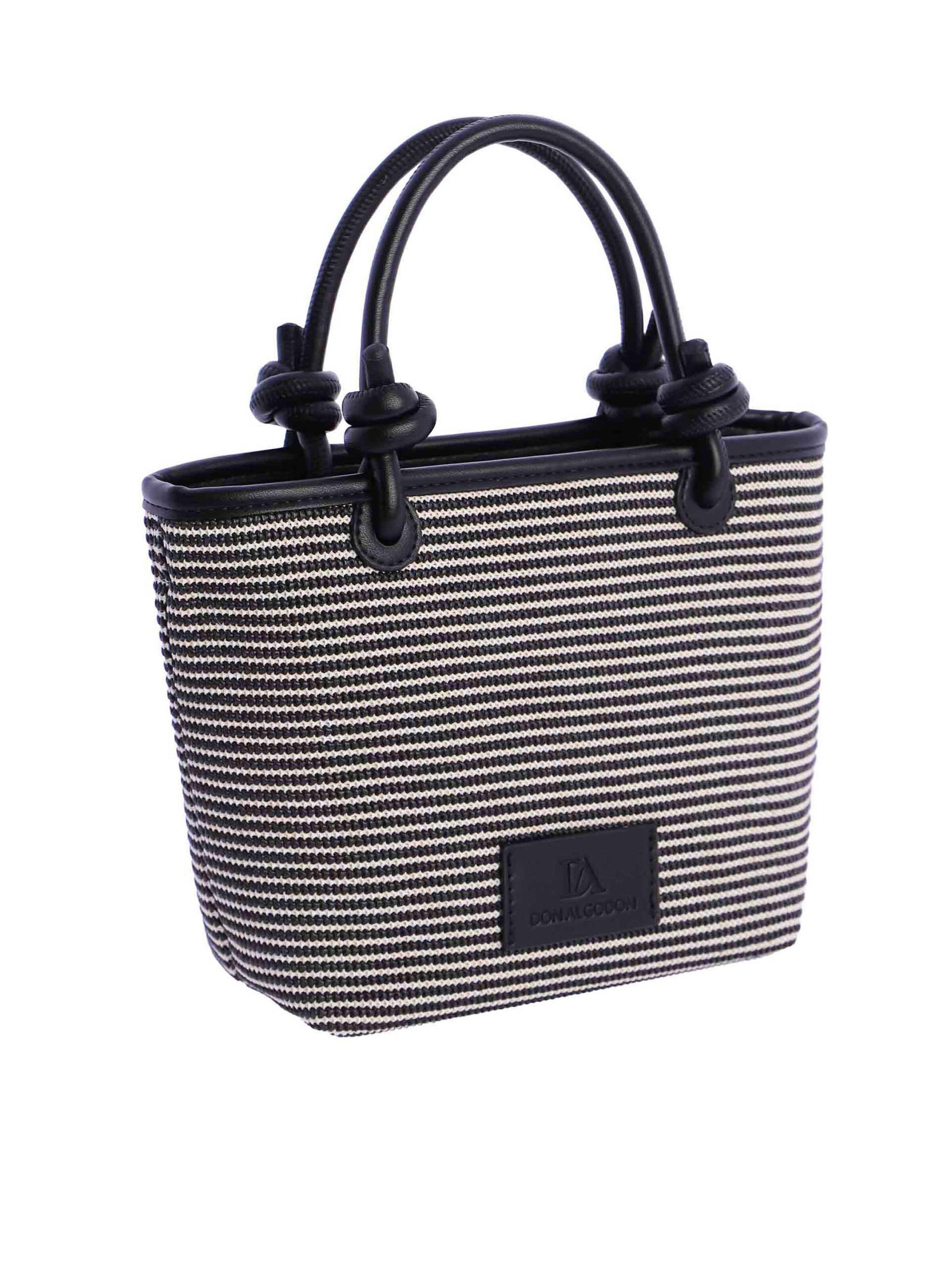 Don Algodon - Bolso de mano 'Lumina' en negro