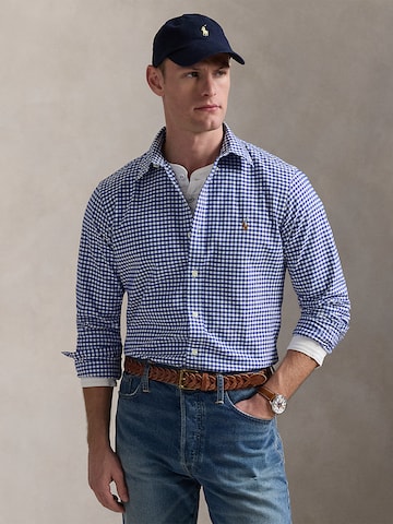 Polo Ralph Lauren Comfort fit Button Up Shirt in Blue: front