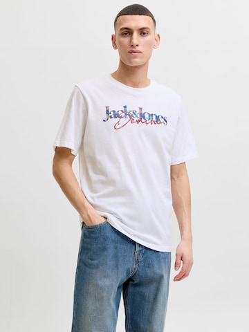 Maglietta 'JJTOM' di JACK & JONES in bianco: frontale