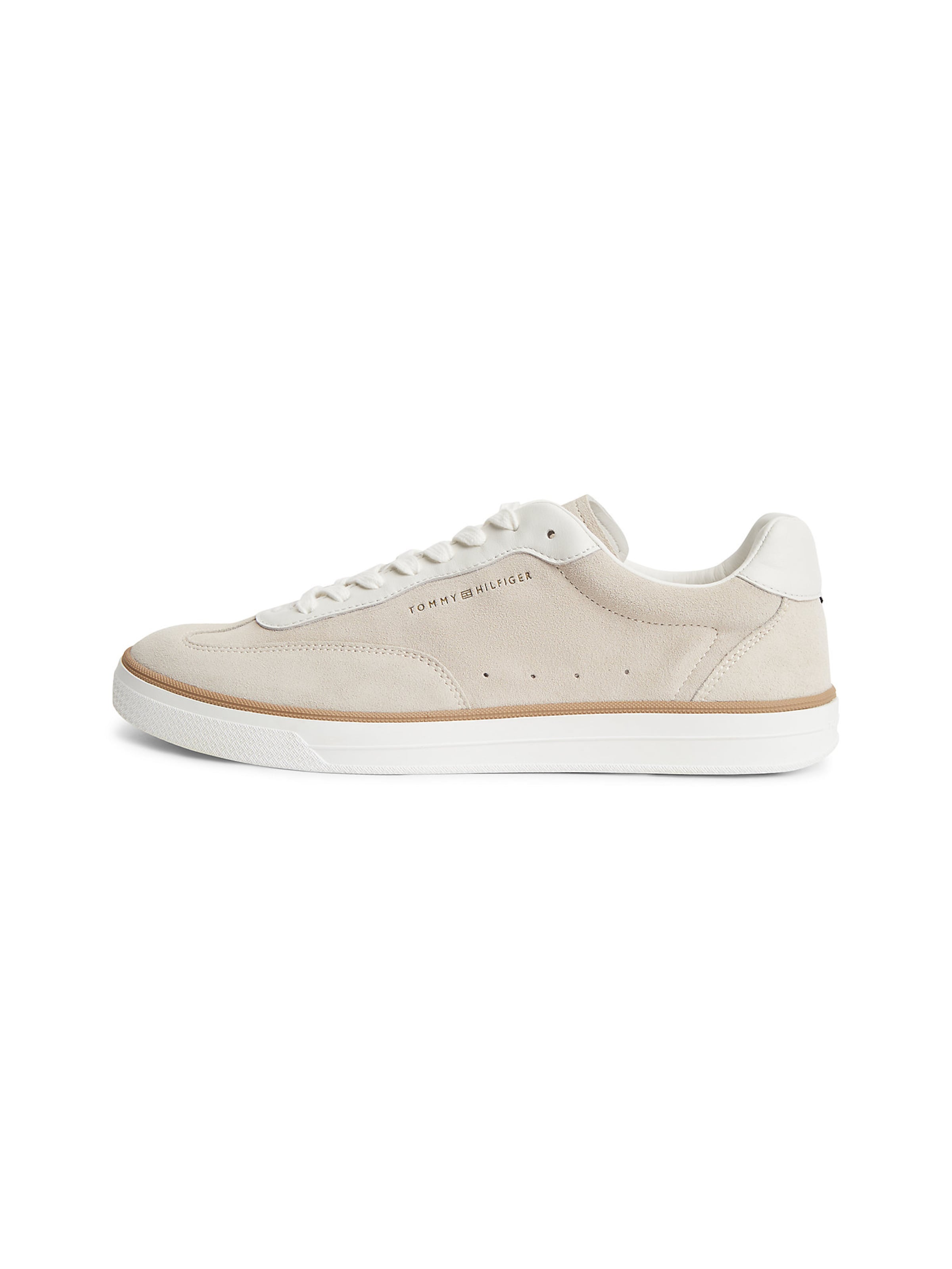 TOMMY HILFIGER Platform trainers in Beige: front