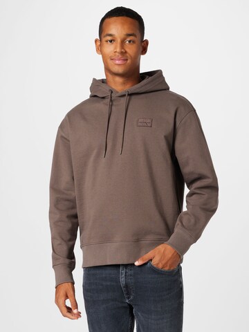 Calvin Klein Jeans Sweatshirt in Brown: front