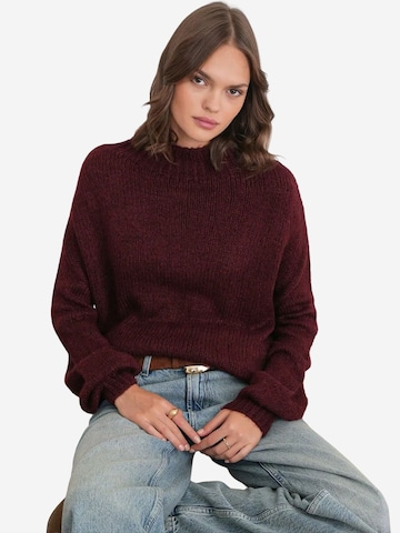 MixRay Svetr 'Pullover' – červená: přední strana