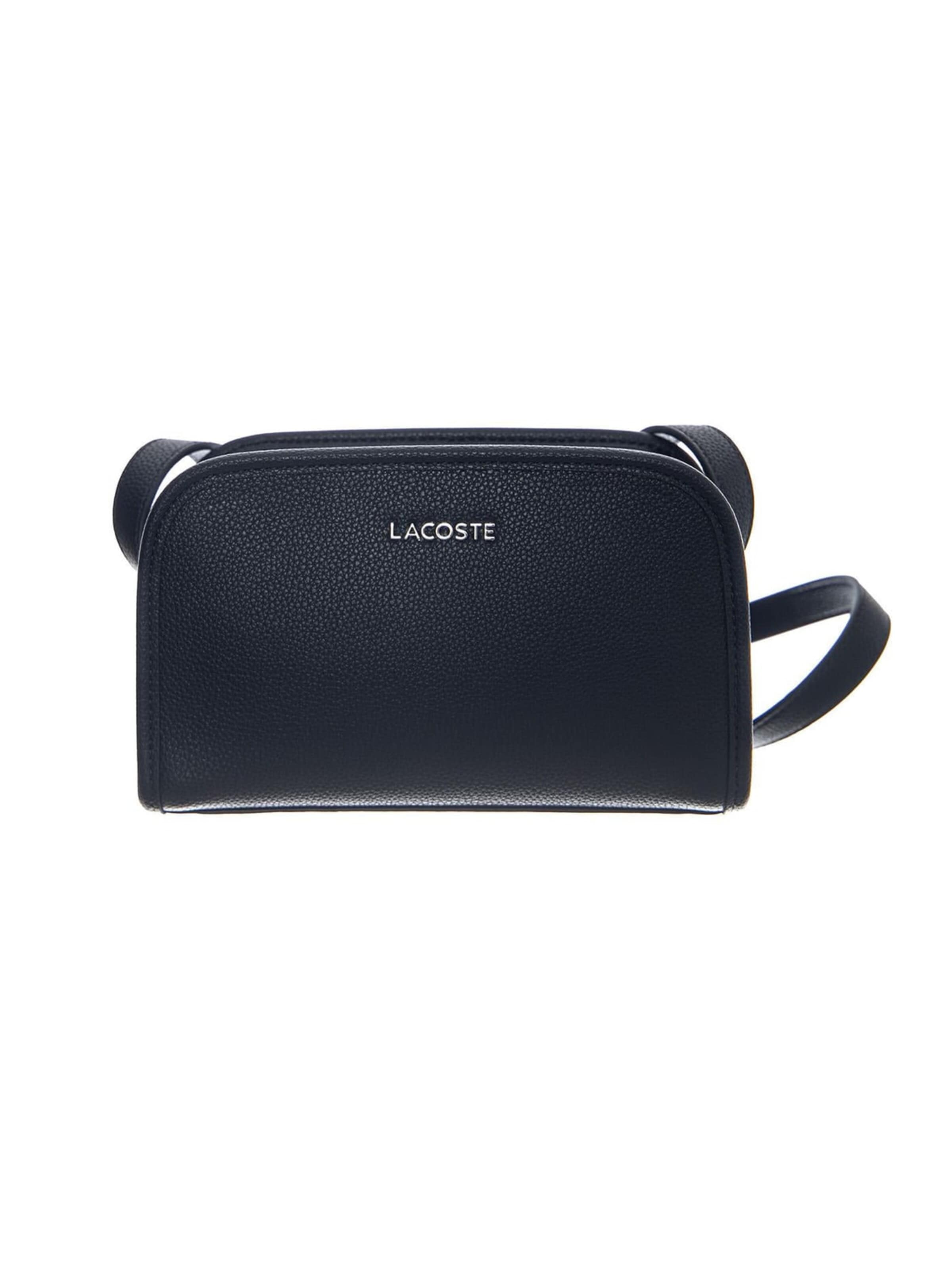 LACOSTE Crossbody Bag in Black: front