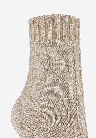 ROGO Socks 'Norweger' in Beige