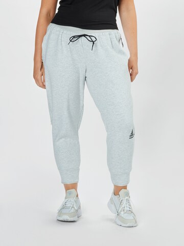 ADIDAS SPORTSWEAR Дънки Tapered Leg Спортен панталон в сиво: отпред