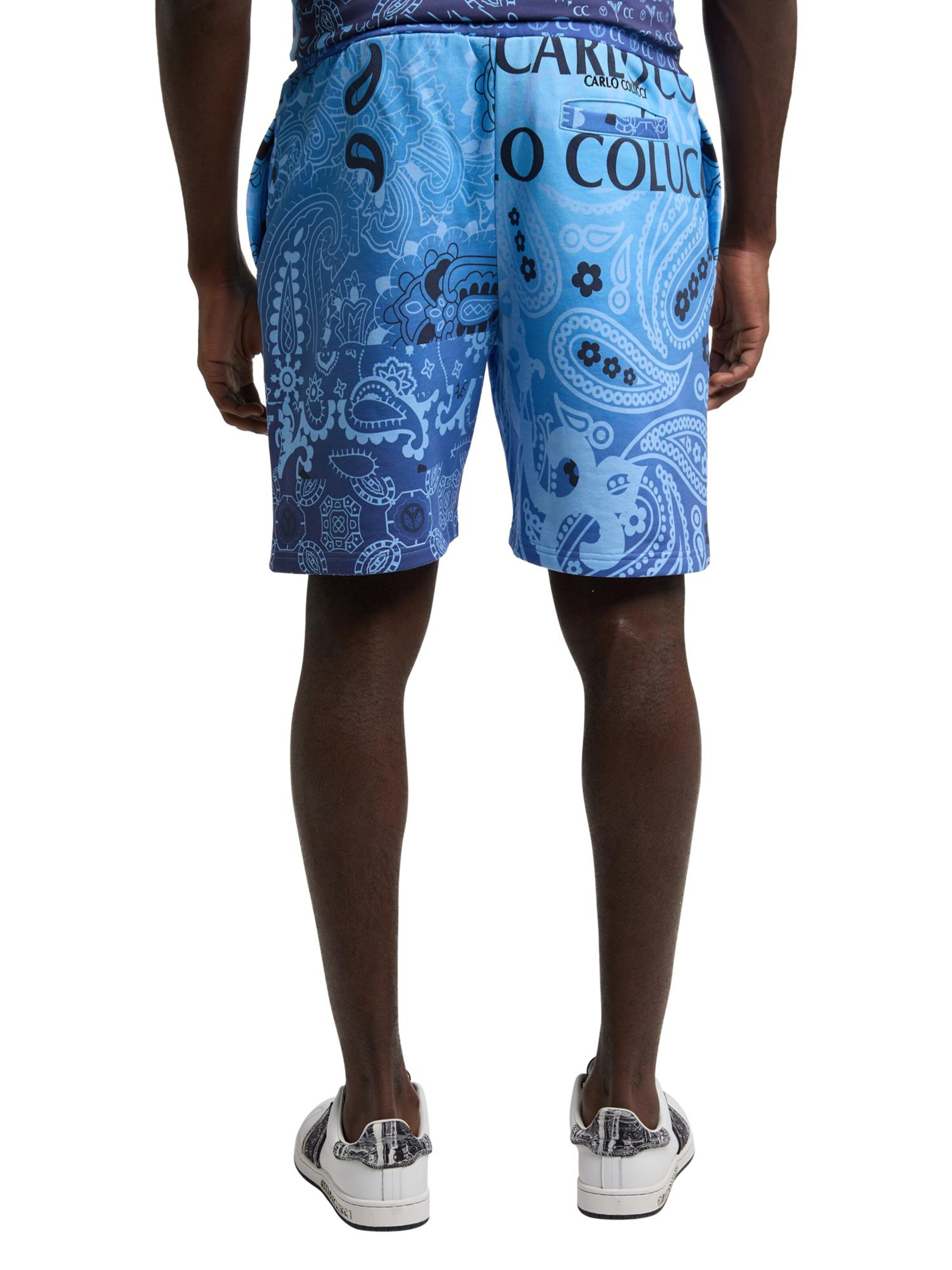 Carlo Colucci Regular Broek 'De Chiusole' in Blauw