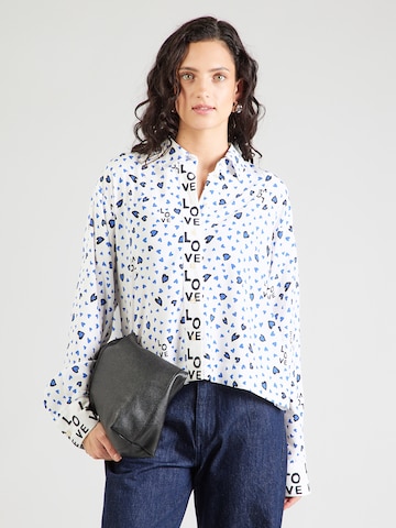 Emily Van Den Bergh Bluzka w kolorze biały: przód