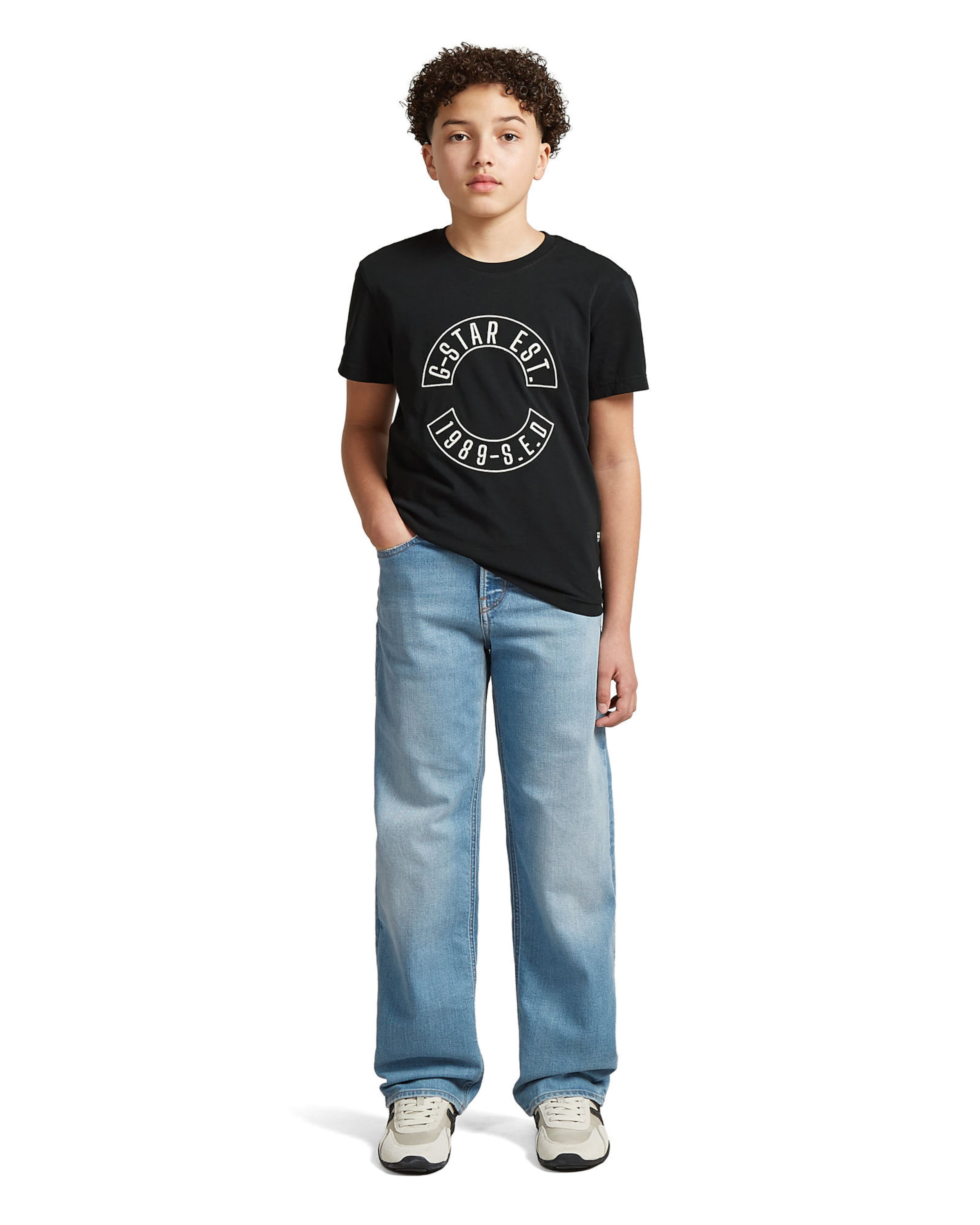 G-STAR Regular Jeans 'Boys Dakota Straight Jeans' in Blauw