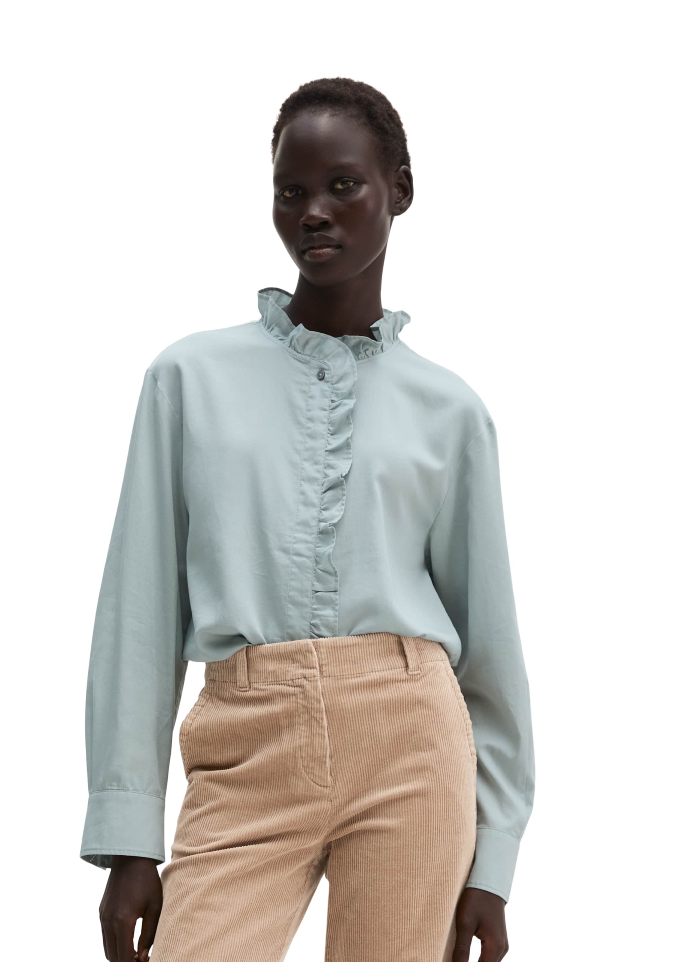 Marc O'Polo Blouse in Grey: front