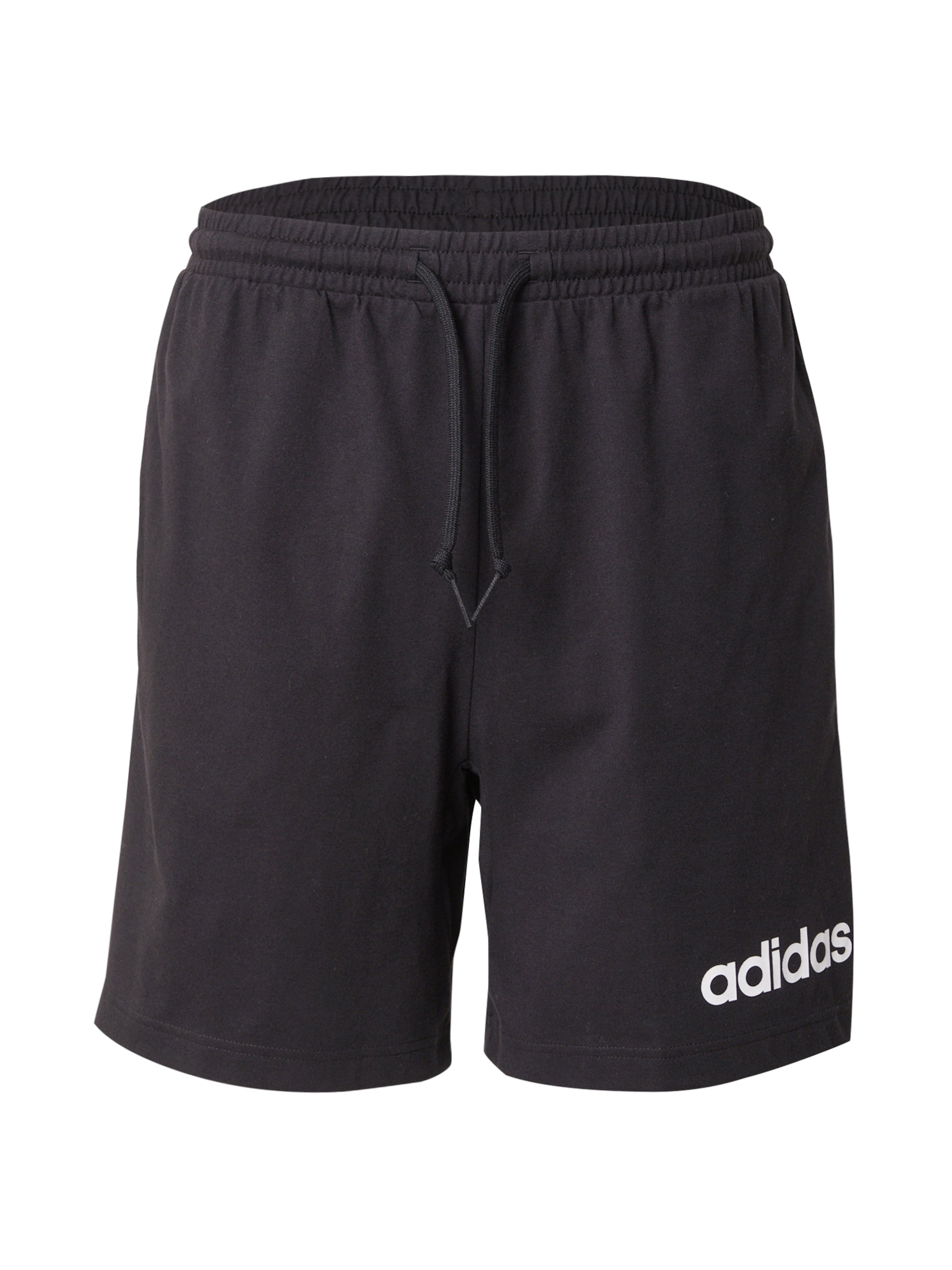 ADIDAS SPORTSWEAR Regular Sportbyxa i svart: framsida
