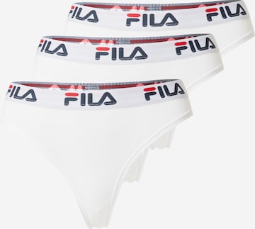 FILA Thong in White: front